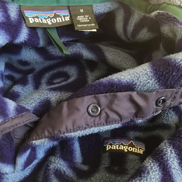 PATAGONIA Rare VTG Snap T Medium - Picture 6 of 7